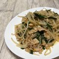 まくのうち's cooksnap of when they made ☆豚バラともやしのにんにく醤油炒め☆.