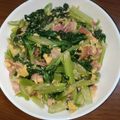 クックEL7LRI☆'s cooksnap of when they made セロリ（葉）とベーコンの卵炒め.