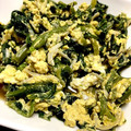 とむ子。's cooksnap of when they made 簡単◎5分で◎冷凍青菜としらすの卵とじ.