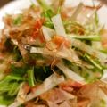 ☆mamingo☆'s cooksnap of when they made 切るだけ簡単・大根長芋水菜のサラダ.