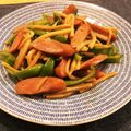 かねとん's cooksnap of when they made ウインナーの青椒肉絲風.