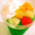 ききゆぽ★'s cooksnap of when they made クリームソーダゼリー.