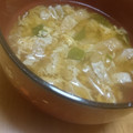 ちちま's cooksnap of when they made 簡単♪長ネギと油揚げの卵とじ汁物☆.