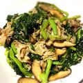 sato3★'s cooksnap of when they made 簡単！菜っ葉と豚バラのごま油炒め.