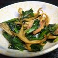 めろんぐまん's cooksnap of when they made ちょっと中華風♪舞茸とニラの炒め物.