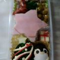 kaochocori's cooksnap of when they made キャラ弁？うずらのペンギンちゃん.