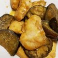 あっきー5296's cooksnap of when they made 鶏むね肉となすのごま生姜炒め.