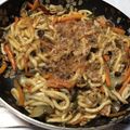 Ryo．738's cooksnap of when they made ⭐オススメ簡単焼きうどん⭐.