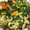 Macaw's cooksnap of when they made 簡単★春菊と豚肉のオイスターソース炒め.