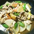 ＊UN＊'s cooksnap of when they made スタジオシズル 豚バラと大根の炒め物.