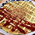 クックV4WJS0☆'s cooksnap of when they made 簡単 ほかほか暖まる♡生姜入 お好み焼き.