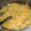 珊瑚チャン's cooksnap of when they made 簡単ソース焼きうどん.