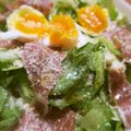 rakuen's cooksnap of when they made うちの定番☆レタスと生ハムのサラダ.