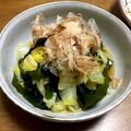YUKIKI☆'s cooksnap of when they made 若布と白菜の酢の物.