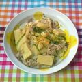チェックのミニくま's cooksnap of when they made 高野豆腐のあんかけ丼.