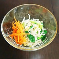 ゴロみかん's cooksnap of when they made 人参もやし小松菜の3種ナムル✨.
