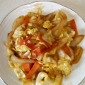clearsea's cooksnap of when they made 我が家の野菜炒め.