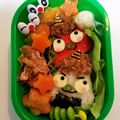 クックU0JUVR☆'s cooksnap of when they made さんかく鬼ぎり節分キャラ弁♪.