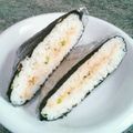 ebipeco's cooksnap of when they made 朝食やランチに♪ツナとタラコのおにぎらず.