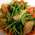 ぶらじるごはん's cooksnap of when they made 豆苗とお揚げさんの★マヨごま和え★.
