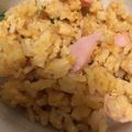 nonnnonon's cooksnap of when they made ハム×簡単卵炒飯.
