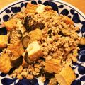 サロちゃん's cooksnap of when they made ナスとピーマンとお豆腐の挽き肉味噌炒め.