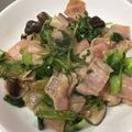 はのるん's cooksnap of when they made チンゲン菜とベーコンの蒸し炒め.
