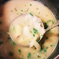 ゆっち✩'s cooksnap of when they made 生姜が効いて温まる~!さつま芋のお味噌汁.