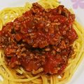 スーティー's cooksnap of when they made 低糖質パスタで♪挽肉たっぷりボロネーゼ.