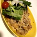 すみれ１９３'s cooksnap of when they made 簡単 豚キムチのクリームうどん.