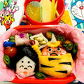 クック2JO1PE☆'s cooksnap of when they made 節分弁当☆福の神☆赤鬼☆簡単♩キャラ弁.