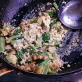 クックRAWCRU☆'s cooksnap of when they made 小松菜と豚肉の玉子炒め.