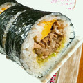 へそてん's cooksnap of when they made 豚の生姜焼き太巻き.