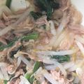 ジロウわん！'s cooksnap of when they made もやしとほうれん草のツナ和え.