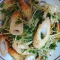クックE9O35V☆'s cooksnap of when they made 竹輪とカイワレの豆板醤和え:-).