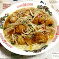 ゆにこーん☆'s cooksnap of when they made から揚げもやしあんかけラーメン☆.