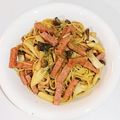 わか江's cooksnap of when they made 間違いない♡きのことベーコンの和風パスタ.