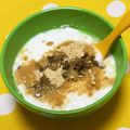 おはなすき's cooksnap of when they made きなこあんこヨーグルト.