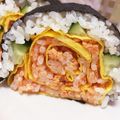 mmiii☆'s cooksnap of when they made 子供も！薔薇の恵方巻き（花の太巻き）.