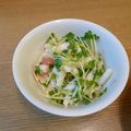-koko-'s cooksnap of when they made 山芋と貝割れの明太子和え♪.