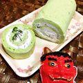 ３匹の大ぶたママ's cooksnap of when they made きな粉シフォンロールケーキ.
