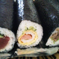 mar☆chobi's cooksnap of when they made ウィンナーちくわ卵焼きの簡単恵方巻き.