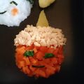 toco*'s cooksnap of when they made 赤ちゃんにも節分！鬼さん離乳食.
