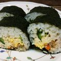 ムキサマ's cooksnap of when they made 恵方巻にどうですか？太巻きの巻き方.