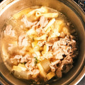 今日はいい日's cooksnap of when they made 簡単☆だいこん・豚肉・油揚げの煮物.