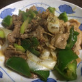 きゅうりとりんご's cooksnap of when they made 豚こまとピーマンの味噌炒め.