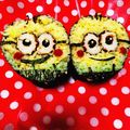 しろkitchen's cooksnap of when they made ミニオンズ恵方巻♪ちくわツナマヨ☆節分♪.