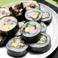 ☆あいちゃん's cooksnap of when they made ソーセージの海苔巻き 恵方巻.