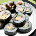 ☆あいちゃん's cooksnap of when they made ソーセージの海苔巻き 恵方巻.