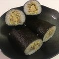 papikun's cooksnap of when they made ✿トンカツ巻き寿司✿.